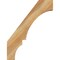 Ekena Millwork 4"W x 20"D x 26"H Balboa Rough Sawn Knee Brace, Western Red Cedar BRC04X20X26BOA00RWR - alternate 3